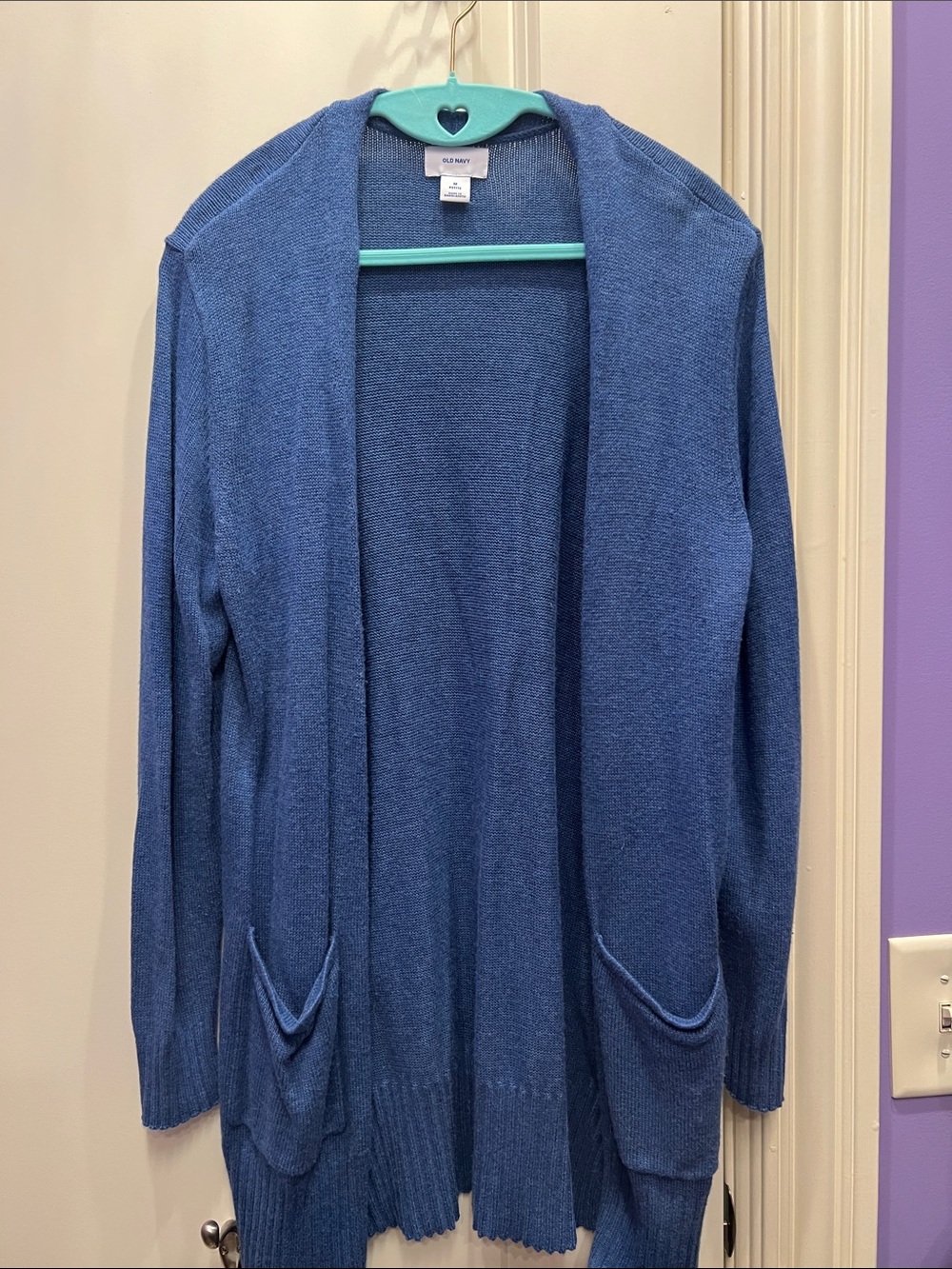 Old Navy Blue Open Front Cardigan